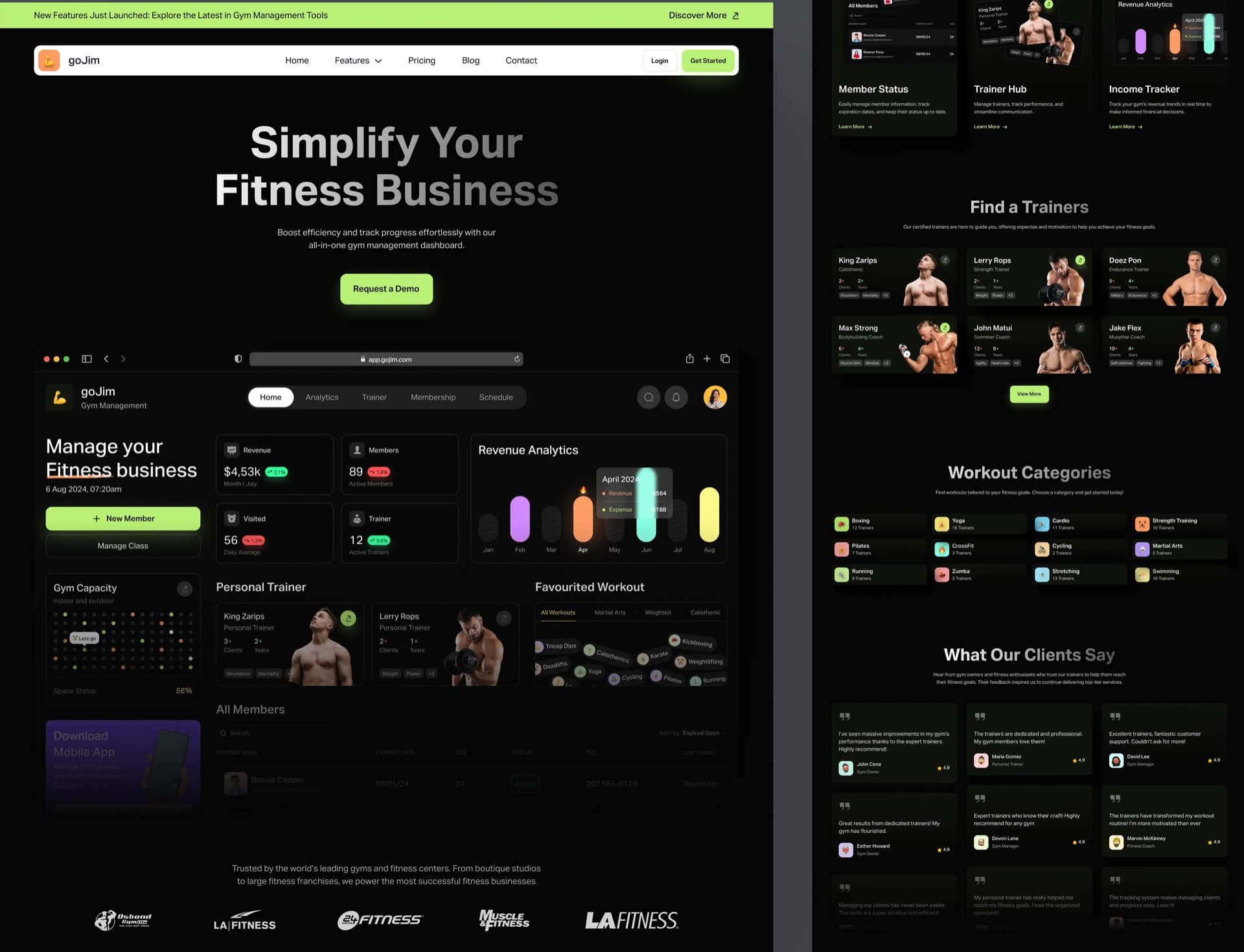 Gym Management — project preview
